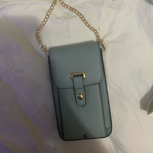 Blue purse